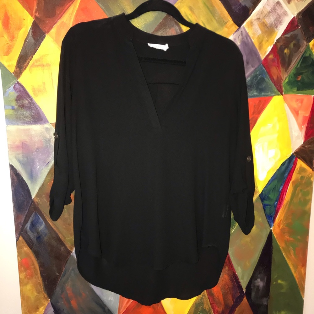 Black dress shirt